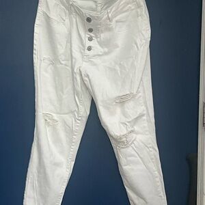 Maurices White Boyfriend Jeans